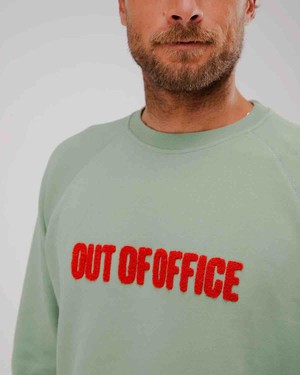 Sweatshirt out of office - mint from Brand Mission