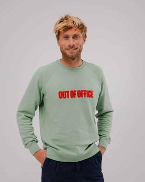 Sweatshirt out of office - mint from Brand Mission