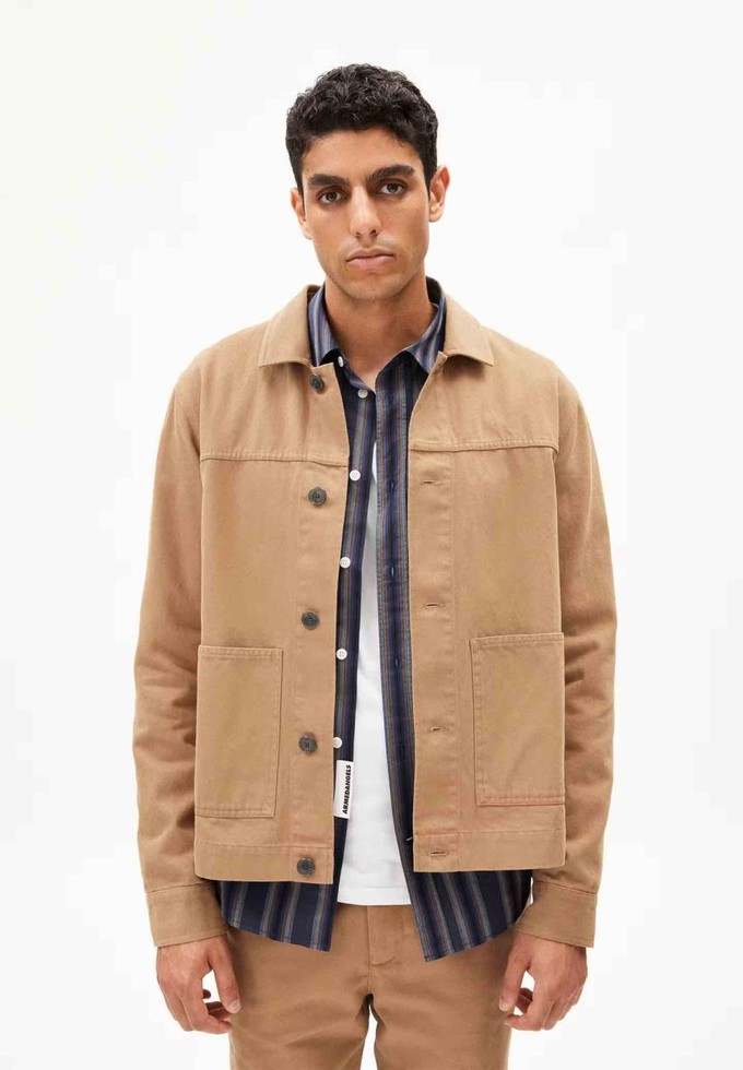 Staavro overshirt - Pale Umber from Brand Mission