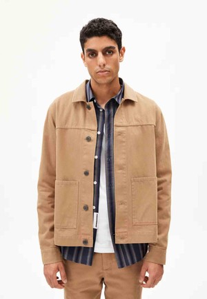Staavro overshirt - Pale Umber from Brand Mission