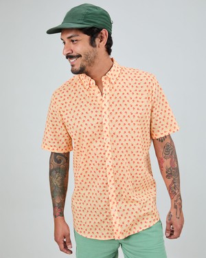 Palamos Shrimp Printed Shirt from Brava Fabrics