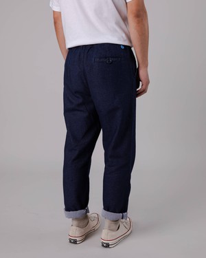 Flannel Comfort Chino Navy from Brava Fabrics