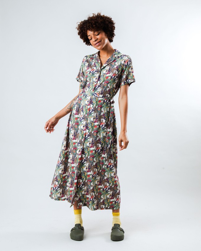 Helios Long Dress Ecru from Brava Fabrics