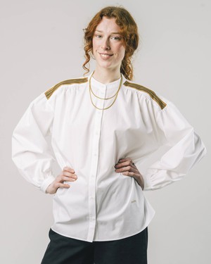 Ribbon Blouse Off White from Brava Fabrics