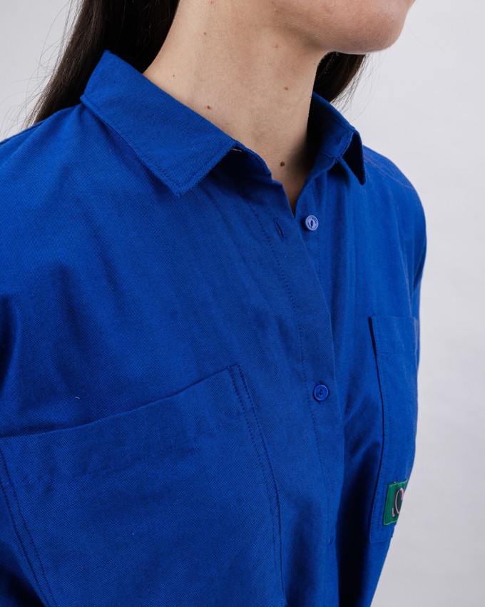 Bombon Shirt Dress Klein Blue from Brava Fabrics