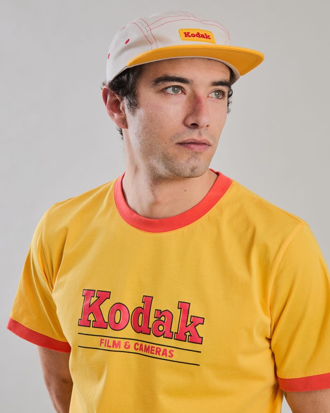 Kodak Retro FIlm Tshirt Yellow from Brava Fabrics