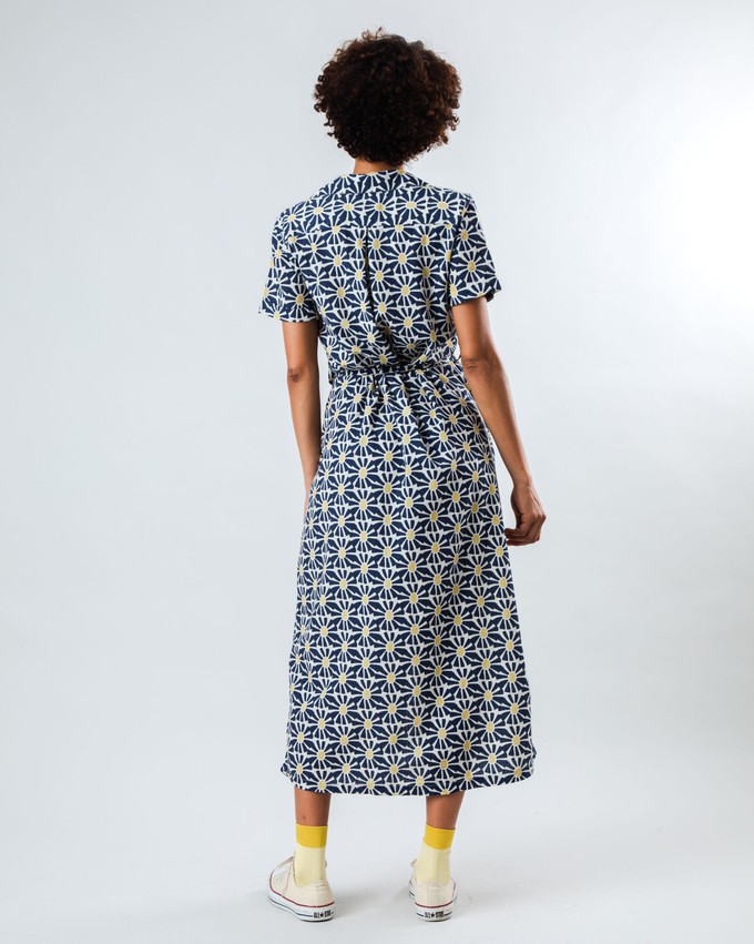 Marisol Long Dress Navy from Brava Fabrics