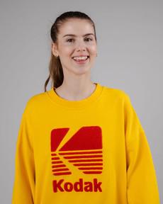 Kodak Logo Sweatshirt Yellow via Brava Fabrics