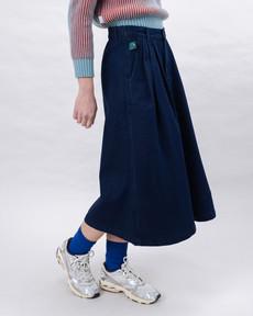 Denim Midi Skirt via Brava Fabrics