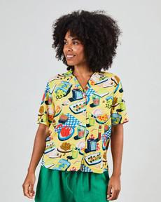 Chiringuito Aloha Blouse Yellow via Brava Fabrics