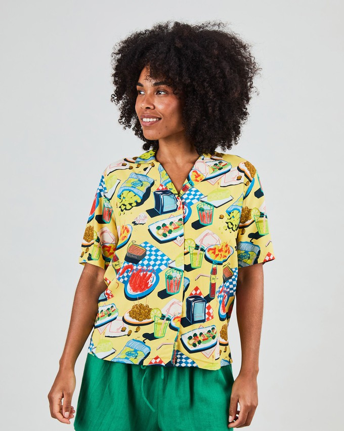 Chiringuito Aloha Blouse Yellow from Brava Fabrics