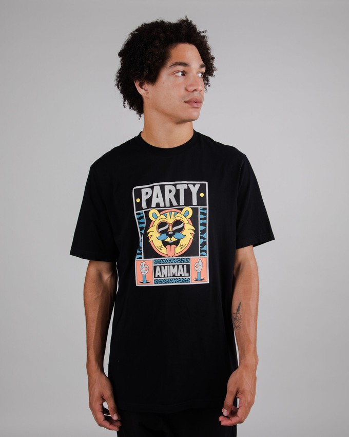 Yeye Weller Party T-Shirt Black from Brava Fabrics