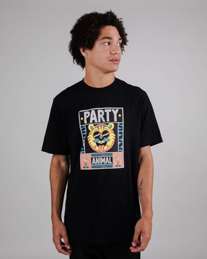 Yeye Weller Party T-Shirt Black from Brava Fabrics