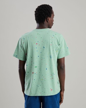 Splash Paint Tshirt Green from Brava Fabrics