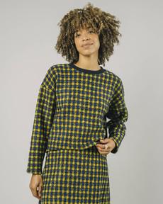 Greti Rounded Sweatshirt Black via Brava Fabrics