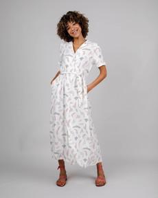 Long Dress Maria Ecru via Brava Fabrics