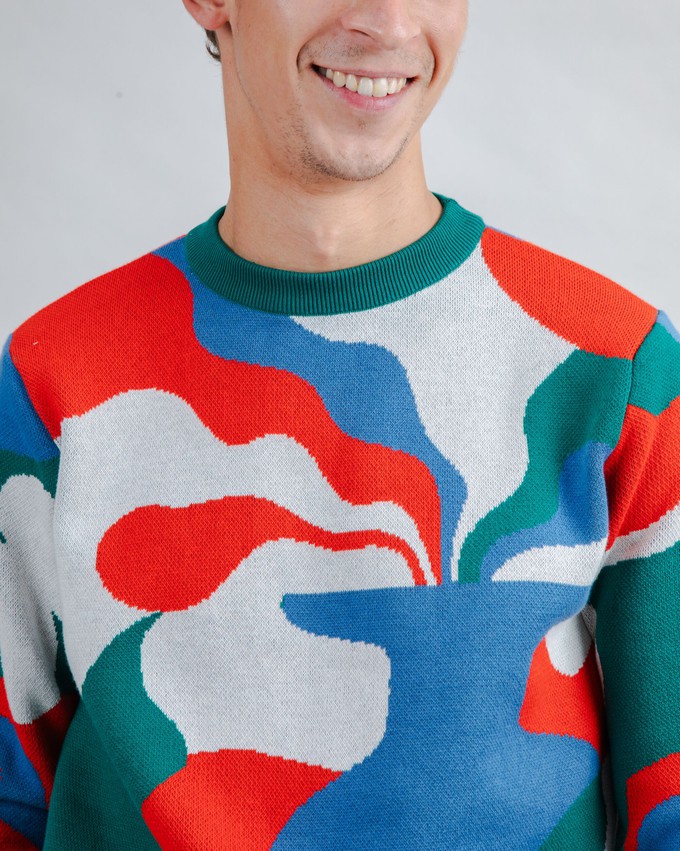 Jacquard Sweater Sobremesa from Brava Fabrics