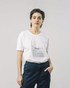 District Slim T-Shirt White via Brava Fabrics
