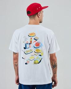 Chiringuito Oversize T-Shirt White via Brava Fabrics