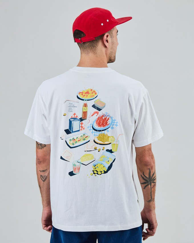 Chiringuito Oversize T-Shirt White from Brava Fabrics