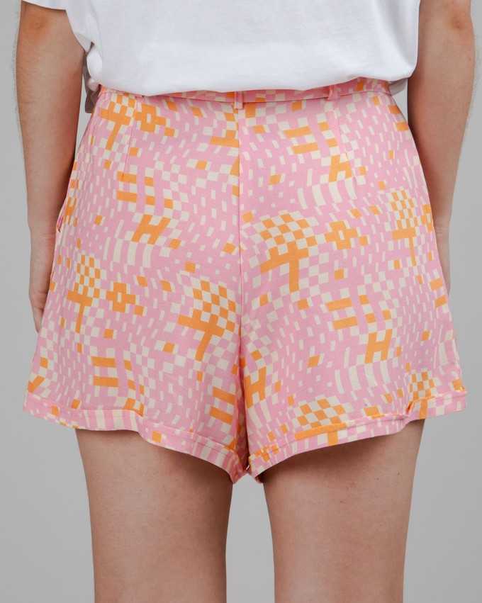 Dizzy Belted Shorts Rose from Brava Fabrics