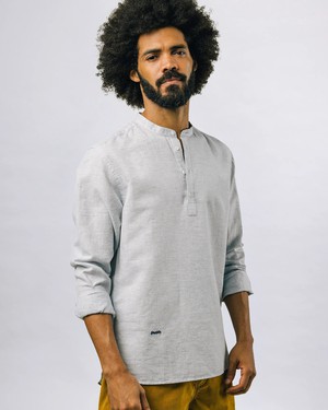 Slub Henley Shirt from Brava Fabrics