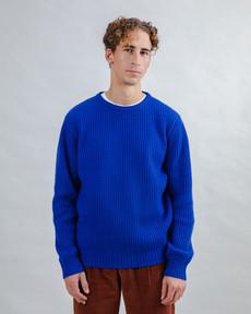 Wool Sweater Blue Klein via Brava Fabrics