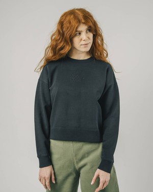 Moon Mode Cropped Sweatshirt Black from Brava Fabrics