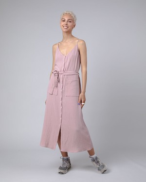 Bubble Long Dress Pink from Brava Fabrics
