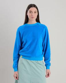 Terry Ranglan Sweatshirt Blue via Brava Fabrics