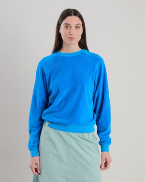 Terry Ranglan Sweatshirt Blue from Brava Fabrics