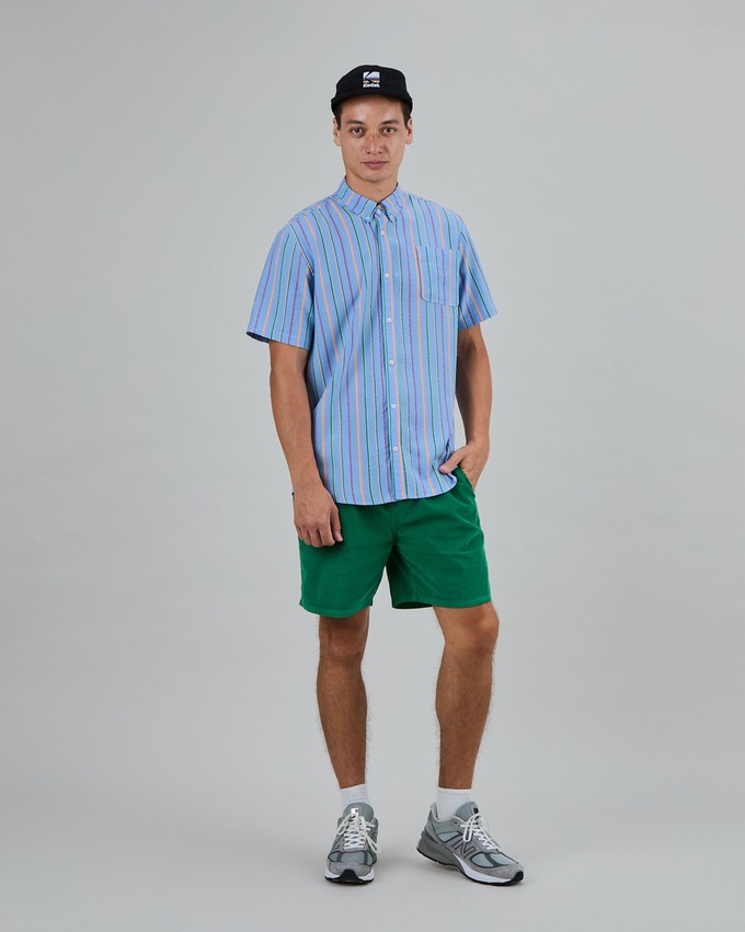 Multicolor Stripes Boxy Man Shirt from Brava Fabrics