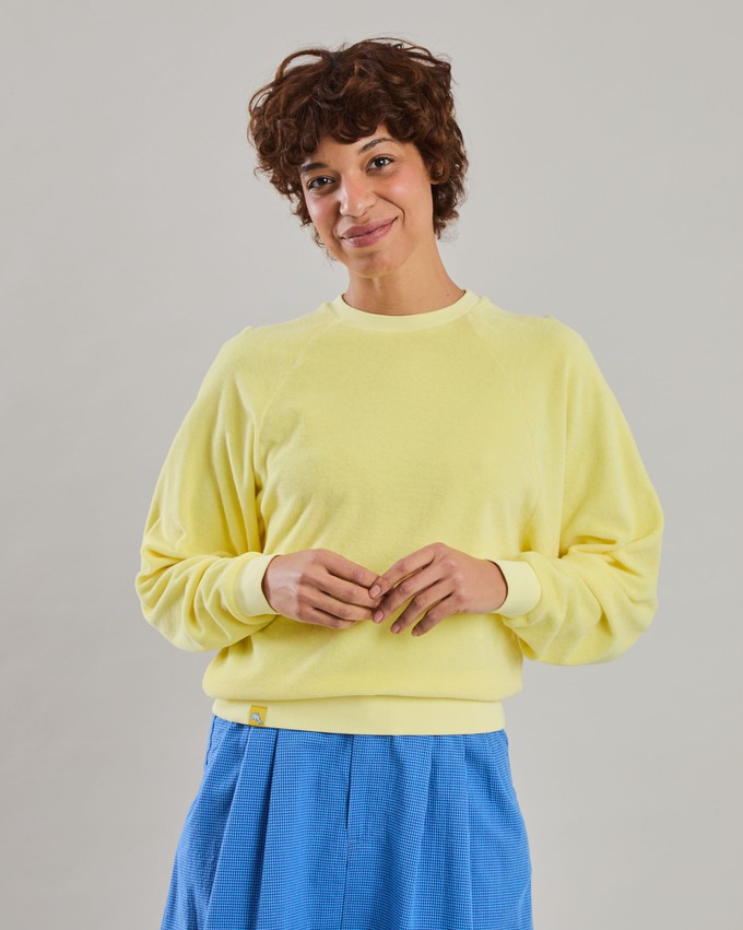 Terry Ranglan Sweatshirt Yellow from Brava Fabrics