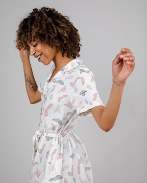 Long Dress Maria Ecru from Brava Fabrics