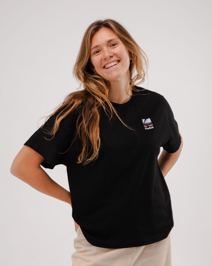 Kodak Color Oversize Tee Black from Brava Fabrics