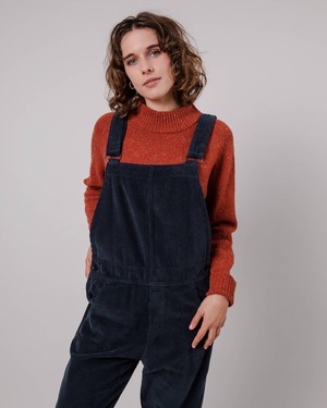 Workwear Corduroy Overall Navy from Brava Fabrics