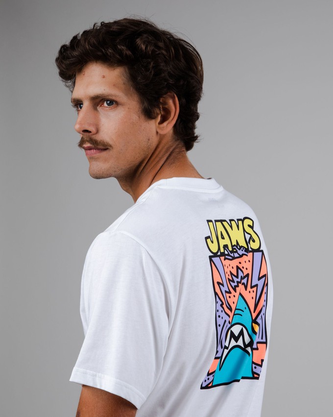 Project Cece Jaws T shirt White