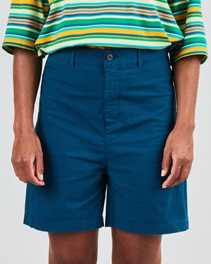 High Waist Shorts Blue from Brava Fabrics