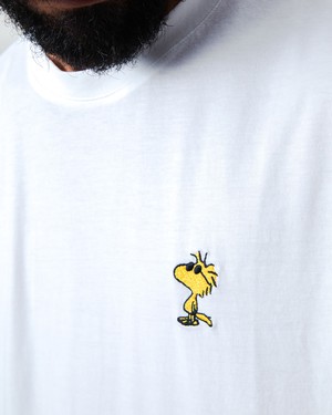 Peanuts Sunny Woodstock T-Shirt White from Brava Fabrics