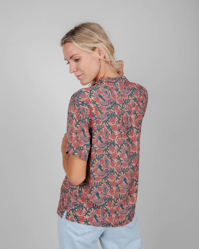 Asis Percales Passerine Aloha Blouse from Brava Fabrics