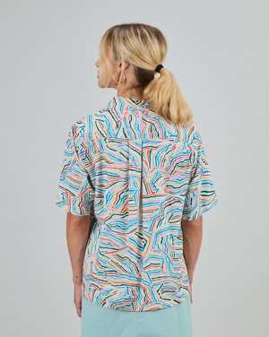 Messy Stripes Aloha Blouse Multicolor from Brava Fabrics