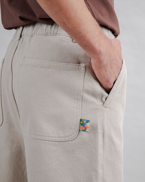 Loose Relaxed Pants Beige from Brava Fabrics