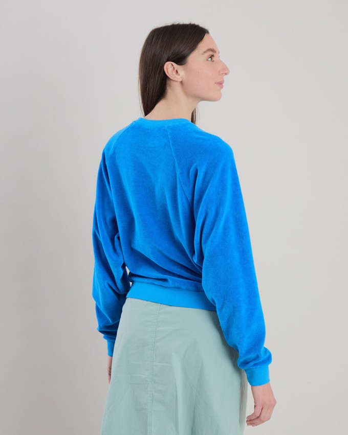 Terry Ranglan Sweatshirt Blue from Brava Fabrics