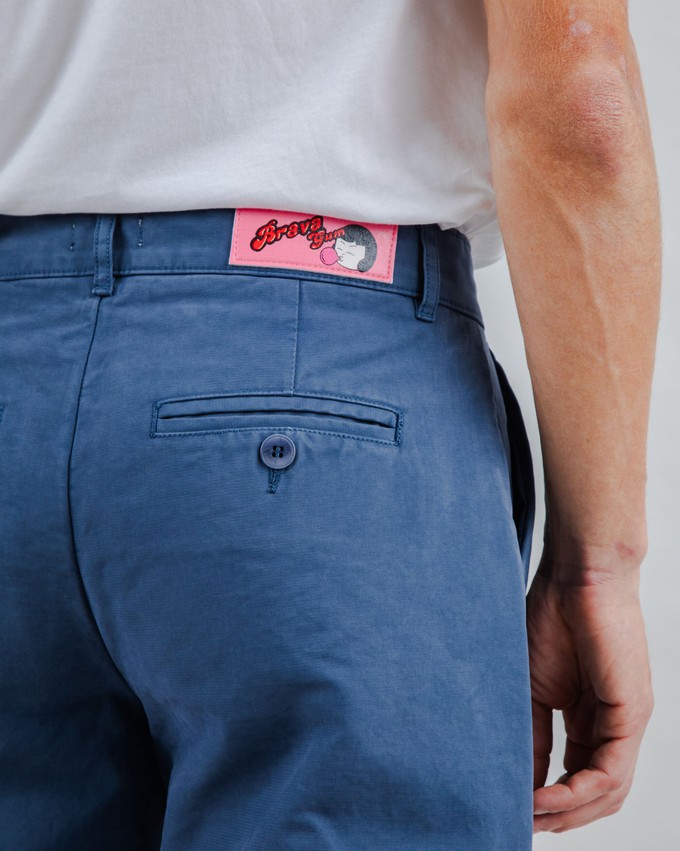 Brava Gum Pleated Pants Indigo from Brava Fabrics