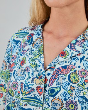 This is Asis Aloha Blouse from Brava Fabrics