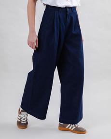 Wide Leg Pants Denim Dark via Brava Fabrics