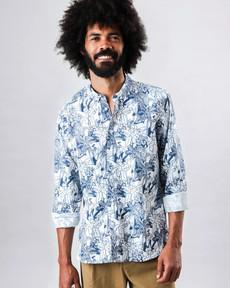 Helios Shirt Navy via Brava Fabrics