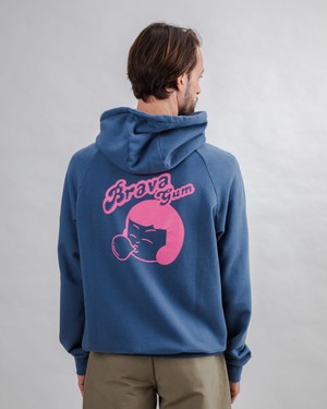 Brava Gum Hoodie Sweatshirt Indigo from Brava Fabrics