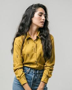 Wild Zebra Printed Blouse via Brava Fabrics