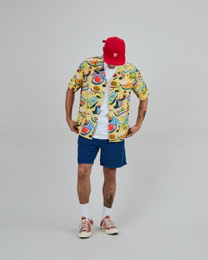 Chiringuito Aloha Shirt Yellow from Brava Fabrics